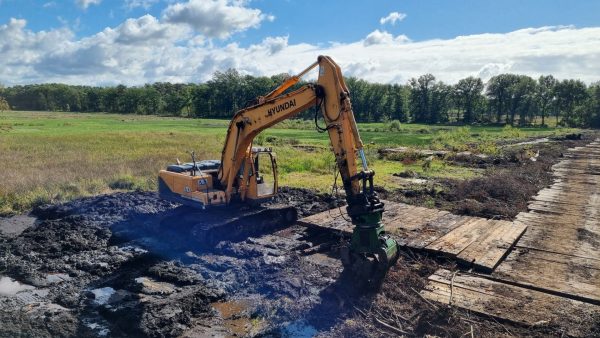 Vallei van de zwarte beek draglineschotten natuurherstel
